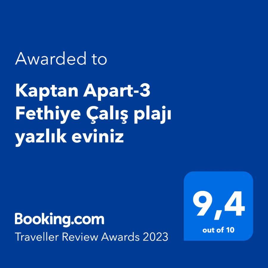Kaptan Apart-3 Fethiye Calis Plaji Yazlik Eviniz Apartman Kültér fotó